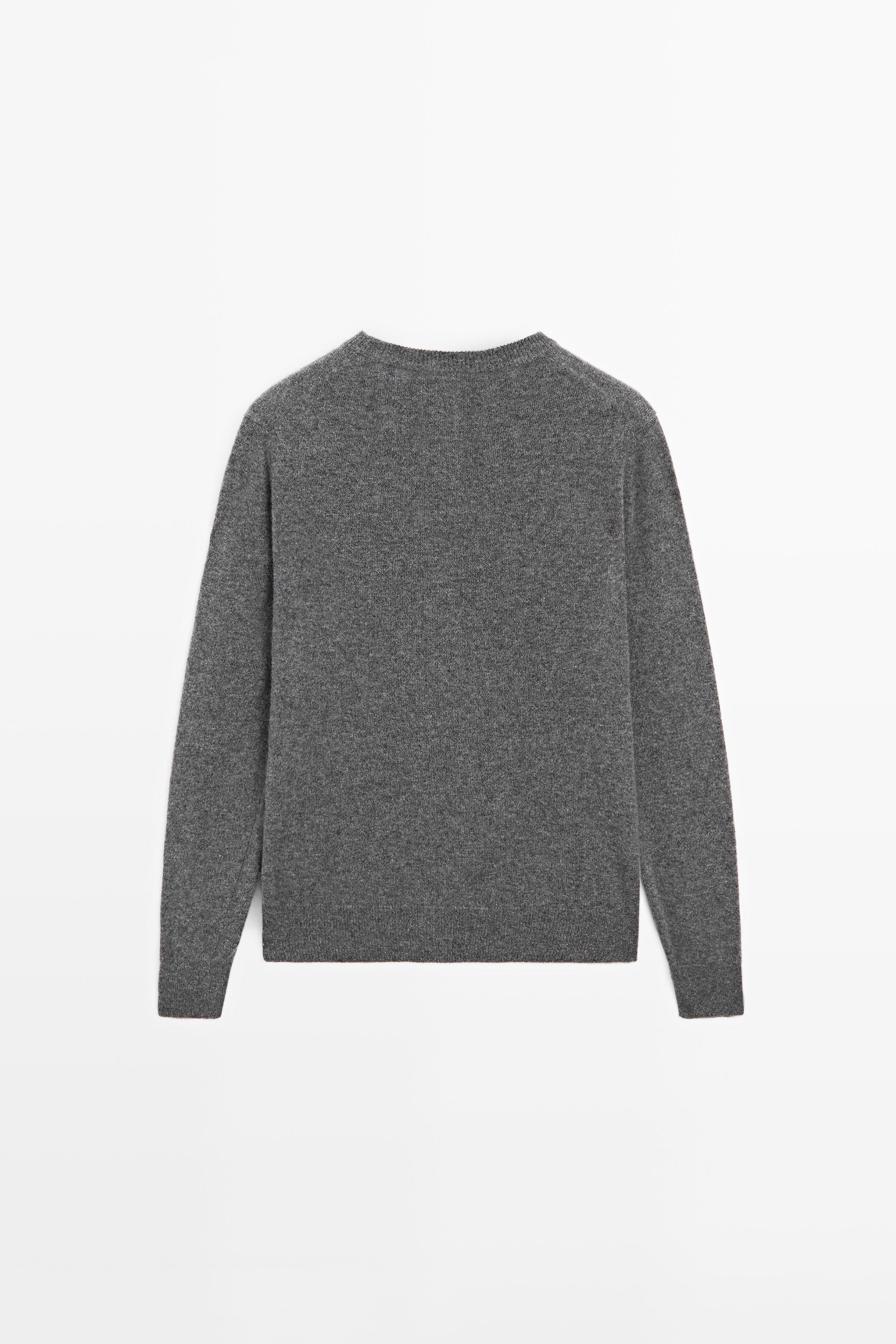 100% cashmere long sleeve sweater